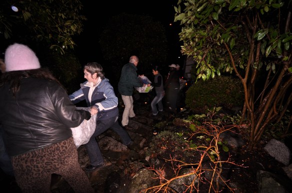 2009 - Bucket brigade loads the truck