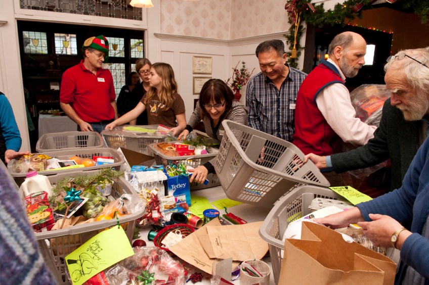 Christmas Hamper Party, December 2011. Photo by Gary McKinstry