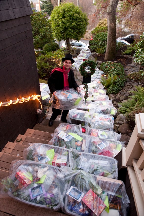 Christmas Hamper Party, December 2011. Photo by Gary McKinstry
