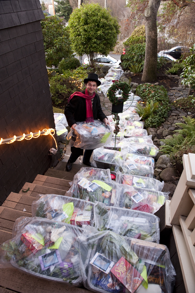 Christmas Hamper Party, December 2011. Photo by Gary McKinstry
