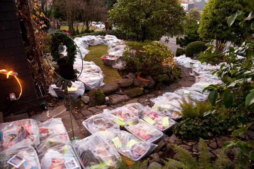 Christmas Hamper Party, December 2011. Photo by Gary McKinstry
