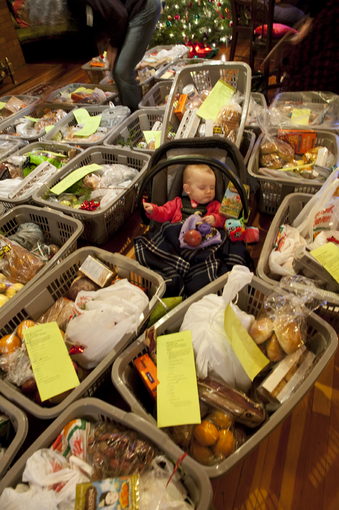Christmas Hamper Party, December 2011. Photo by Gary McKinstry